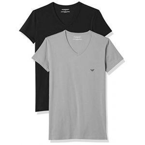 Image de Emporio Armani T-shirts Emporio-armani 111512 Cc717 - Grey / Navy Blue - S