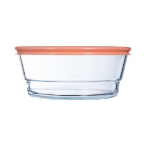 Luminarc Eat & Joy Récipient avec couvercle en verre 110 cl Sodo Passe au micro-ondes Verre trempé extra résistant