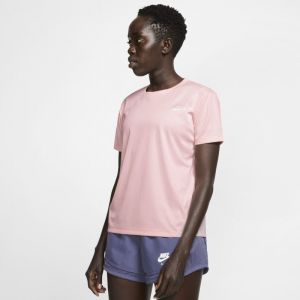 Nike Haut de runningà manches courtes Miler pour Femme - Rose - Taille XS - Female