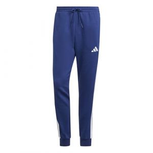 Adidas Pantalon long Essentials Fleece 3 Stripes bleu foncé - M