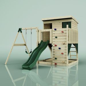 Aire de jeux PolarPlay Tjorven, Normal / Vert émeraude