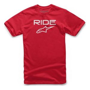 Image de Alpinestars Tee-shirt Ride 2.0 rouge/blanc - S