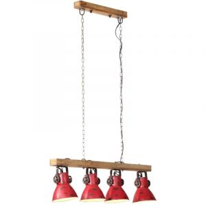 VidaXL Plafonnier 25 W rouge délavé 90x24x111 cm E27, lampe, lumière, lumière de couloir, lustre, lumière de chambre, plafonnier de salon