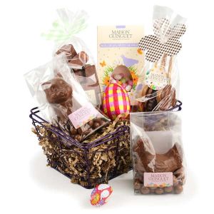 La corbeille de chocolats de P&acirc;ques - La corbeille de chocolats