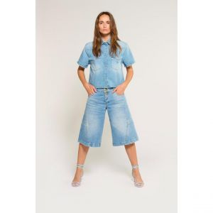 Le Temps des Cerises Bermuda jean femme Lolo