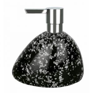 Image de Spirella Distributeur de savon Etna - 14,5x13,5x8cm - Noir