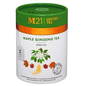 Thé vert ginseng et érable - 12 sachets