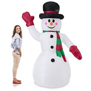 Gigantesque bonhomme de neige 240cm illuminé par LED