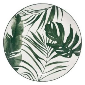 Lot de 6 iettes à Dessert "Palme" 19cm Vert