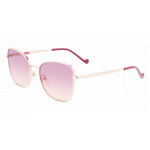 Liu Jo Junior LJ3101S 770 Lunettes de soleil Métal Or Rose Carré Normale Photochromatique