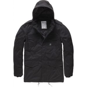 Image de Veste d'hiver de Vintage Industries - Darren Parka - S à 3XL - pour Homme - noir