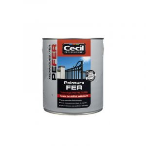 Cecil Pro - Peinture pe fer | 0,5 l Finition : Brillant - Rouge