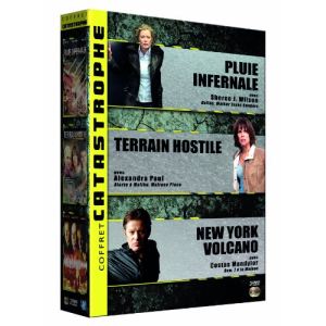 Coffret films catastrophe : Pluie Infernale + Terrain Hostile + New York Volcano