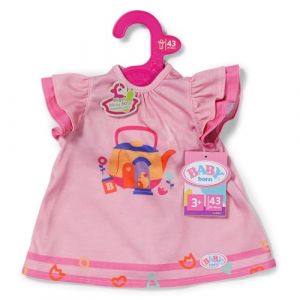 Zapf Creation Baby Born Robe avec Motif th&eacute;i&egrave;re et Manches Courtes pour poup&eacute;es de 43 cm