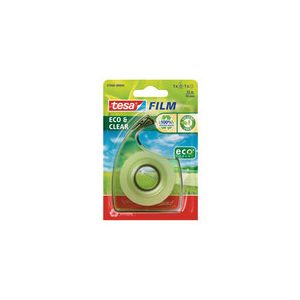 Tesa Film Eco&Clear 1 rouleau 33m x 19mm + 1 dérouleur