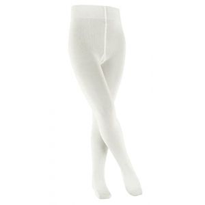 Falke Family, Collants Mixte enfant, Coton Durable Éco-Responsable, Blanc (Off-White 2040), 98-104 (1 Paire)