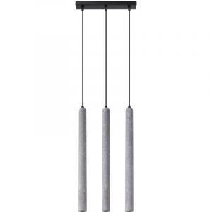 Sollux SL.1272 - Suspension filaire PASTELO 3xG9/8W/230V béton