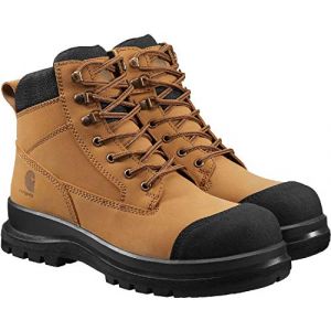 Carhartt Homme Detroit Rugged Flex Chaussures de sécurité Montantes à Fermeture Éclair S3 15 cm Bottes de Construction, Blé, 47 EU Large