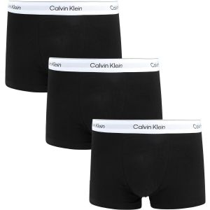 Calvin Klein Boxer Icon Coton Stretch noir blanc 3 unit&eacute;s - L