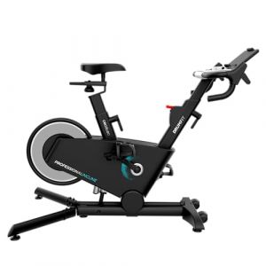 Cecotec Velo d Appartement Indoor professionnel DrumFit Indoor Professional Incline. Velo avec R&eacute;sistance Magn&eacute;tique, App, Inclinaison Motoris&eacute;e, Inertie de Roue 10Kg, 32 Niveaux de R&eacute;sistance, &Eacute;cran