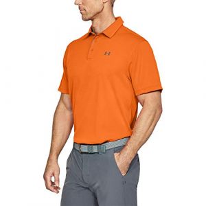 Under Armour Tech Polo T-Shirt Homme, Team Orange, FR : L