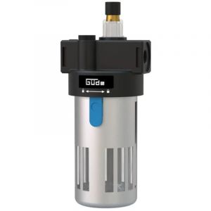 G&uuml;de Lubrifiant &agrave; air comprim&eacute; 1/4" (filetage de raccordement IG 1/4", pression de travail maximale 10 bar, &agrave; monter sur des compresseurs/conduites d'air comprim&eacute;, quantit&eacute; d'huile r&eacute;glable)