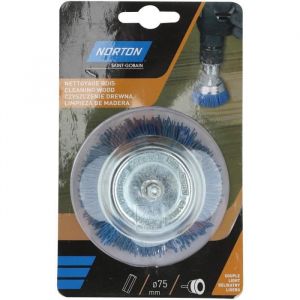 Image de Norton clipper Brosse perceuse coupe nylon bleu 75