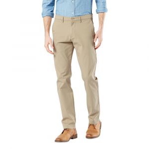 DOCKERS Pantalon chino flex slim coton Beige - Couleur Beige - Taille XL