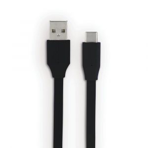 Metronic Câble USB-C -USB-A plat 3 m - noir