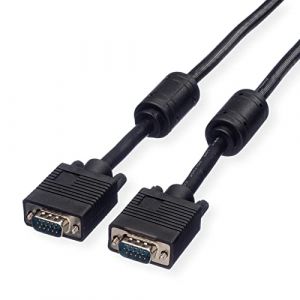 Roline Câble High Quality HD15 M/HD15 M avec noyaux de ferrite + DDC 2,0m