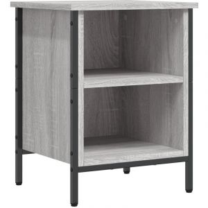 VidaXL Armoire &agrave; chaussures sonoma gris 38x35x50 cm bois d'ing&eacute;nierie 831831