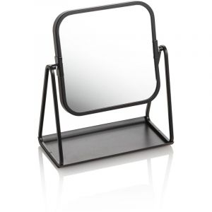 TFT Home Furniture - Miroir grossissant zhao noir - 18.7x9.2x22.8 cm