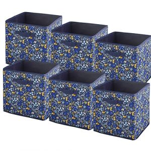 Image de Box and beyond Lot de 6 bacs de Rangement Pliables - FSC 100% - 31x31x31cm - Motif Safari