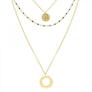 Collier Multirangs femme Ang&egrave;le M B2200