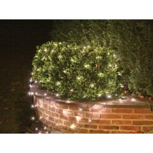 Netlight Led 2x2m 144l Warm White Steady Black Wire - 36v - Ext. 2m