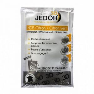 Dosettes Jedor 3D détergent sans rinçage 20ml - Carton de 250 Citron Vert