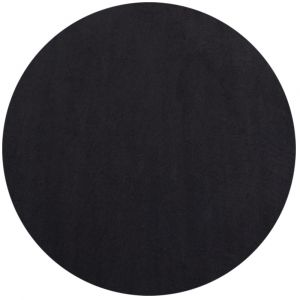 Tapis Rond, Tapis de Chambre, Unicolore Lavable en Microfibre Douce, Essential