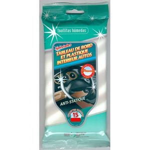 Peraline 106 Lingettes Nettoyant Tableau de Bord, 15 Pièces