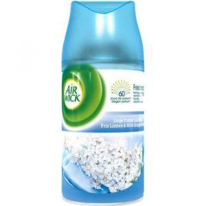 Air Wick Freshmatic Recharge pour désodorisant aérosol bombe 250 ml linge frais, lys blanc