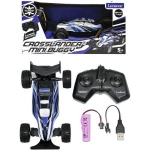 Lexibook Crosslander Mini Buggy, Buggy télécommandé, Vitesse jusqu'à 15 km/h, Pare-Chocs Avant et arrière, Rechargeable, Bleu, RC17