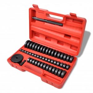 Helloshop26 - Coffret extraction de roulement disques de 18 à 65 mm 51 pièces garage