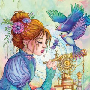 Grafika La Fille aux Oiseaux