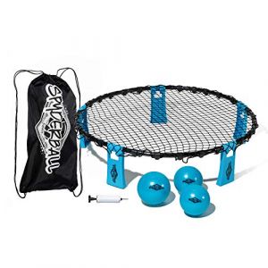 Franklin Sports Jeu de spyderball - Comprend 3 balles, un étui de transport et des règles - Joué à l'extérieur, à l'intérieur, à la cour, sur la pelouse, à la plage - Filet étanche et durable