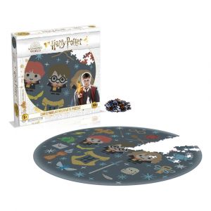 Image de Winning Moves Harry Potter - Puzzle Rond Christmas Jumper 3 Christmas At Hogwarts (500 Pièces)