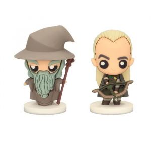 No Name Figurine Le Seigneur Des Anneaux - Set De 2 Pokis Gandalf And Legolas 7cm