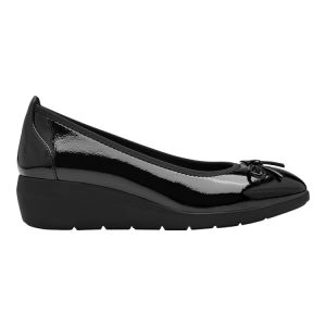 Jana Ballerines pour Femme 8-22162-43, Imprimé Noir, 36 EU Large