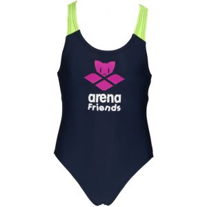 Image de Arena Logo Cats One Piece Swimsuit Girls, navy/soft green 98 Maillots de bain