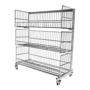 L2G Chariot de D&eacute;fournement 3 Niveaux Inox 304 L2G Inox1300