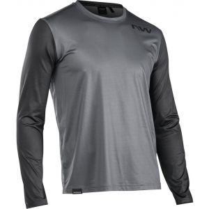 Image de Northwave Xtrail 2 Long Sleeve Jersey Men, gris/noir L Maillots downhill & freeride