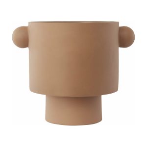 Oyoy living Cache-pot en céramique camel 30 cm Inka Kana
